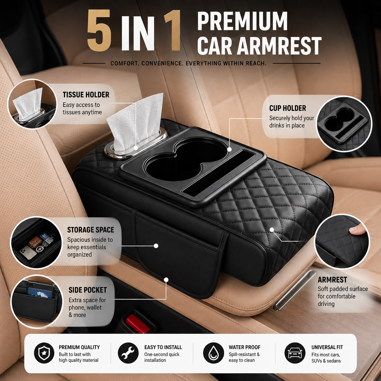 ZIVCART™ ARMREST