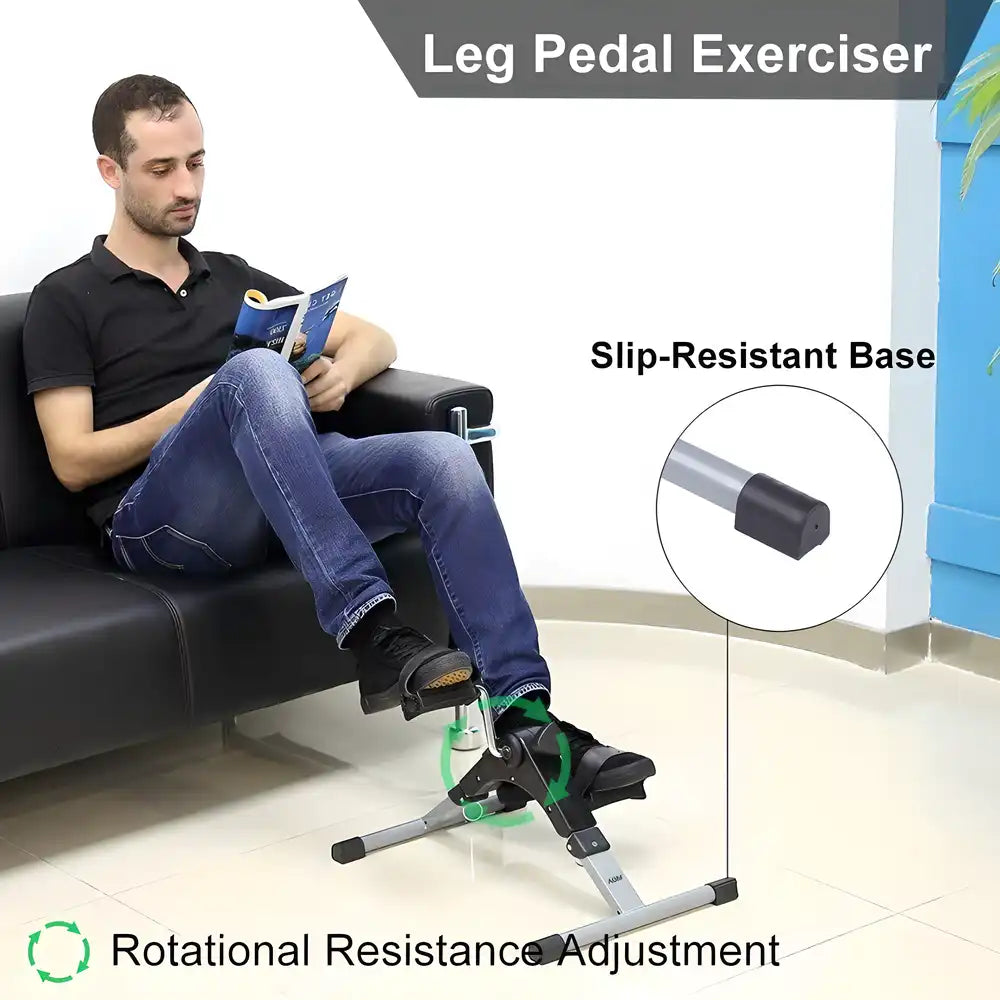 Gym- Folding Pedal Exerciser Fitness Bike With Digital Display
