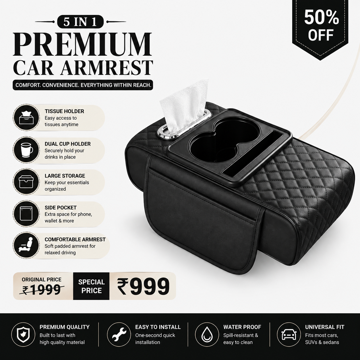 ZIVCART™ ARMREST